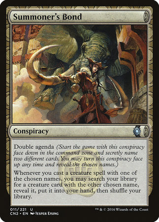 Summoner's Bond [Conspiracy: Take the Crown] | Good Games Cannington