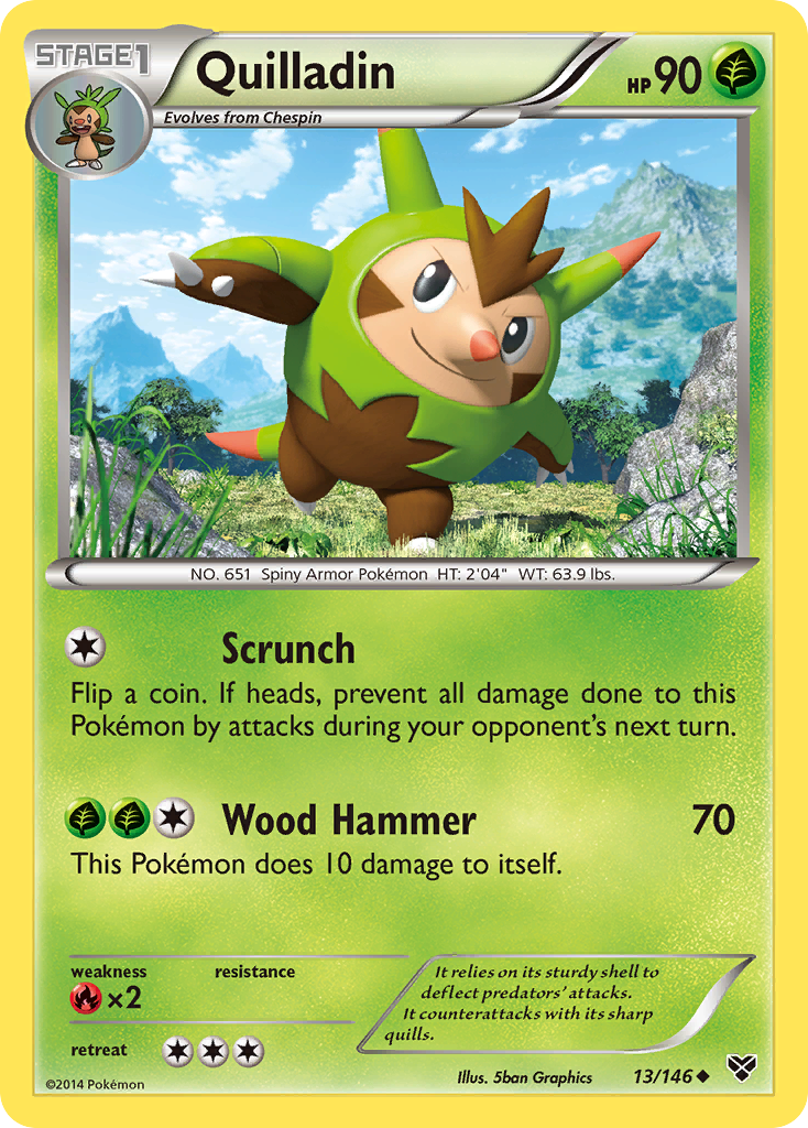 Quilladin (13/146) [XY: Base Set] | Good Games Cannington