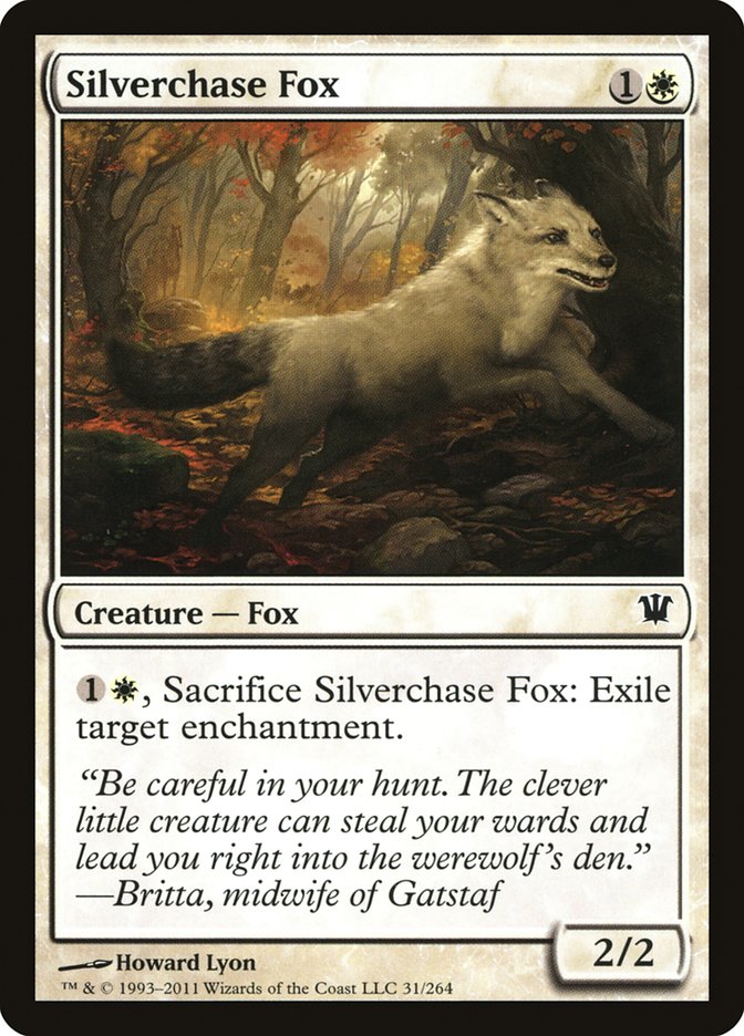 Silverchase Fox [Innistrad] | Good Games Cannington