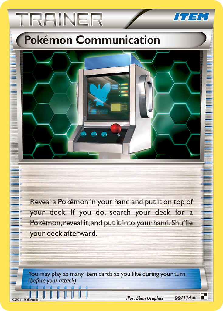 Pokemon Communication (99/114) [Black & White: Base Set] | Good Games Cannington