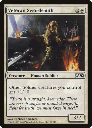 Veteran Swordsmith [Magic 2010] | Good Games Cannington