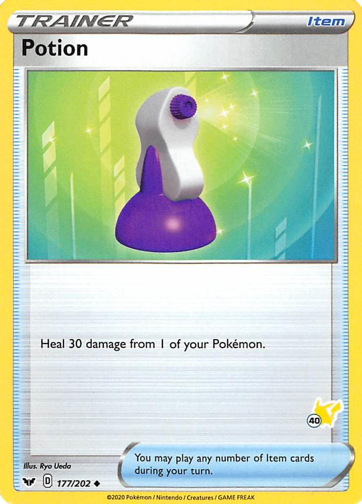 Potion (177/202) (Pikachu Stamp #40) [Battle Academy 2022] | Good Games Cannington