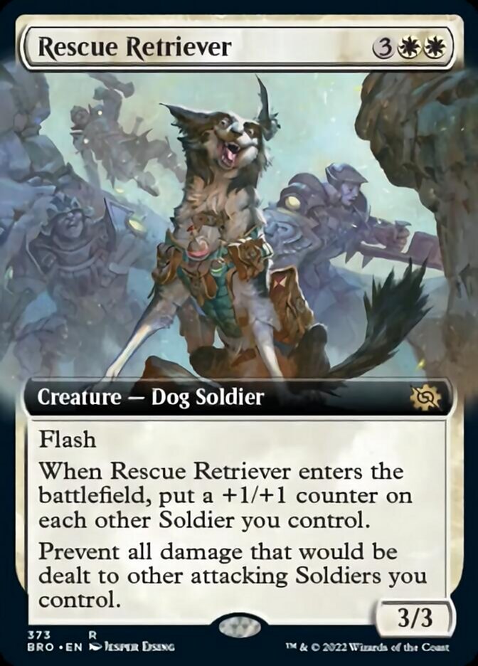 Rescue Retriever (Extended Art) [The Brothers' War] | Good Games Cannington