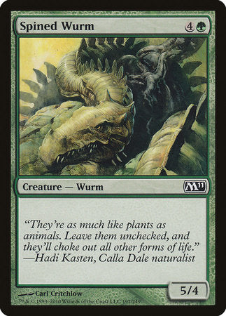 Spined Wurm [Magic 2011] | Good Games Cannington