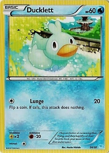 Ducklett (24/30) [XY: Trainer Kit 3 - Suicune] | Good Games Cannington