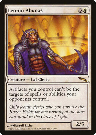 Leonin Abunas [Mirrodin] | Good Games Cannington