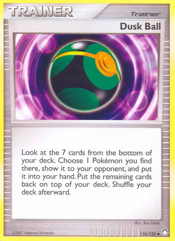 Dusk Ball (110/123) [Diamond & Pearl: Mysterious Treasures] | Good Games Cannington