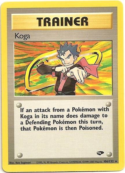Koga (106/132) [Gym Challenge Unlimited] | Good Games Cannington