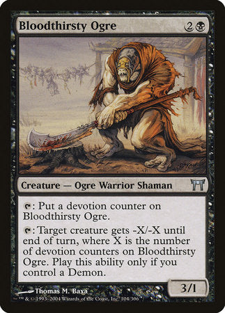 Bloodthirsty Ogre [Champions of Kamigawa] | Good Games Cannington
