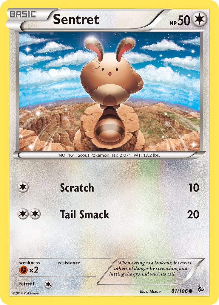 Sentret (81/106) [XY: Flashfire] | Good Games Cannington