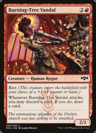 Burning-Tree Vandal [Ravnica Allegiance] | Good Games Cannington