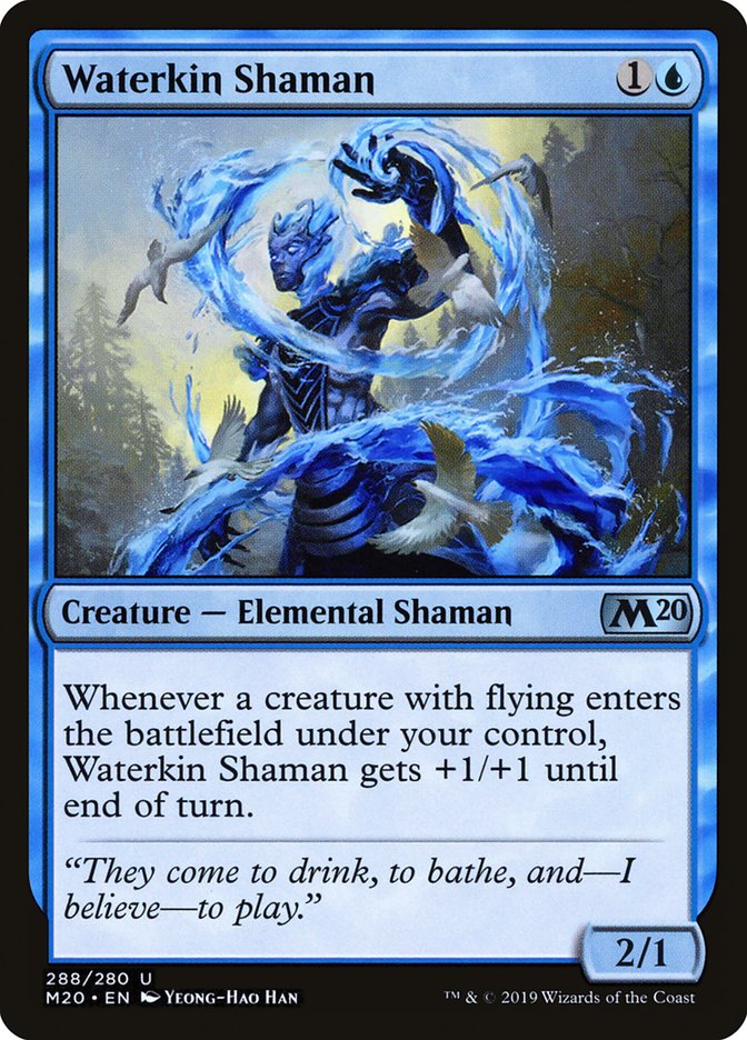 Waterkin Shaman [Core Set 2020] | Good Games Cannington