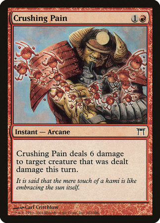 Crushing Pain [Champions of Kamigawa] | Good Games Cannington