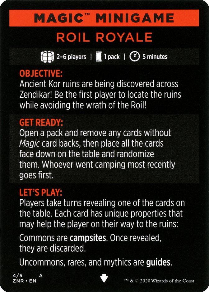 Roil Royale (Magic Minigame) [Zendikar Rising Minigame] | Good Games Cannington