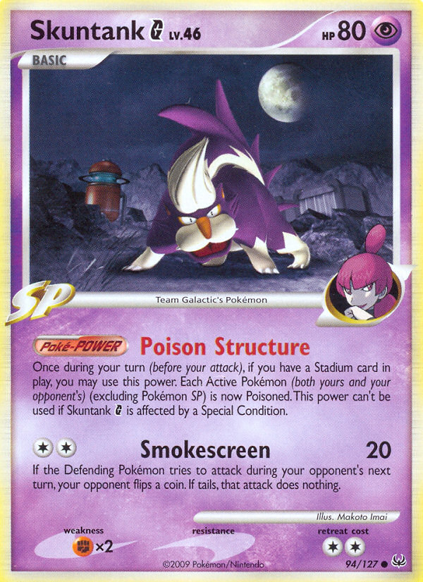 Skuntank G (94/127) [Platinum: Base Set] | Good Games Cannington