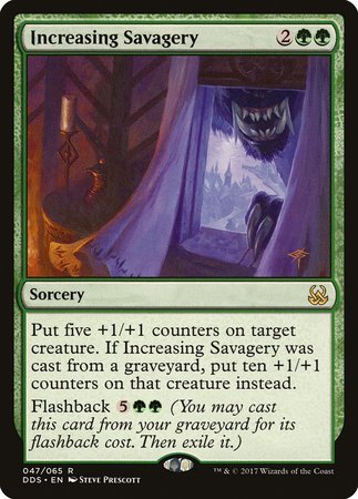 Increasing Savagery [Duel Decks: Mind vs. Might] | Good Games Cannington
