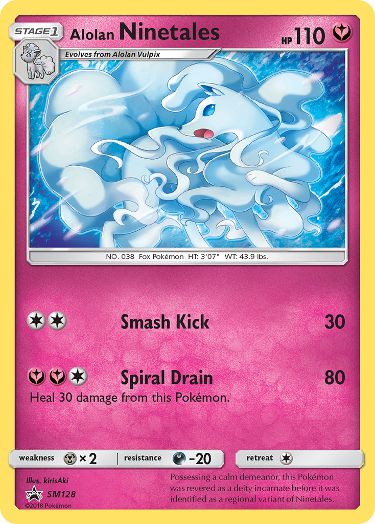 Alolan Ninetales (SM128) [Sun & Moon: Black Star Promos] | Good Games Cannington