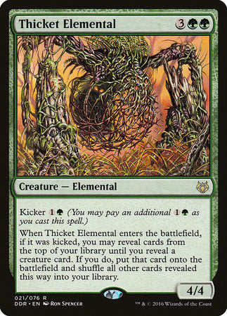 Thicket Elemental [Duel Decks: Nissa vs. Ob Nixilis] | Good Games Cannington