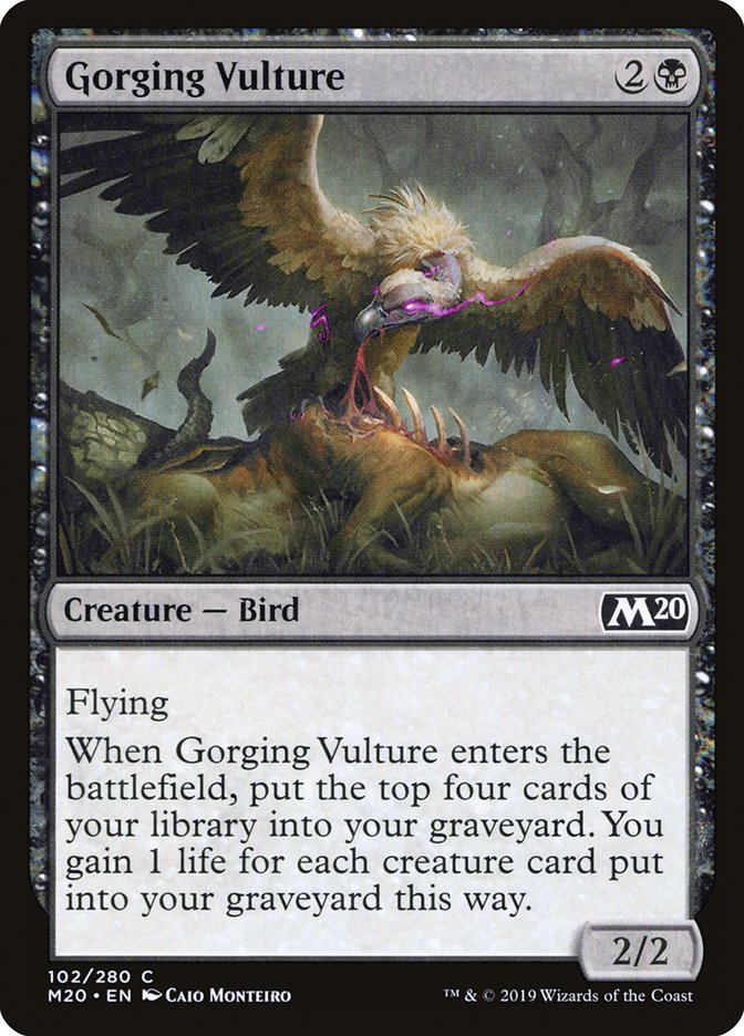 Gorging Vulture [Core Set 2020] | Good Games Cannington