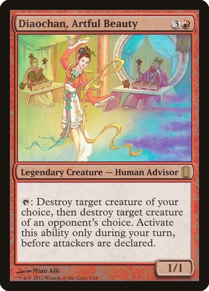 Diaochan, Artful Beauty [Commander's Arsenal] | Good Games Cannington