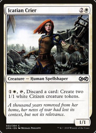 Icatian Crier [Ultimate Masters] | Good Games Cannington