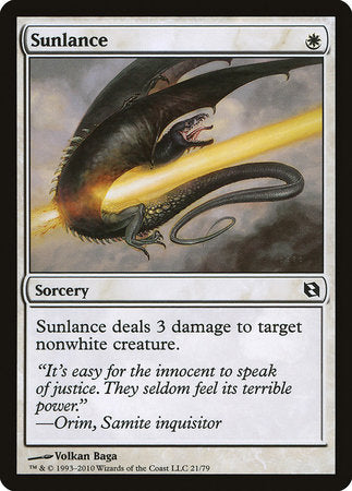 Sunlance [Duel Decks: Elspeth vs. Tezzeret] | Good Games Cannington
