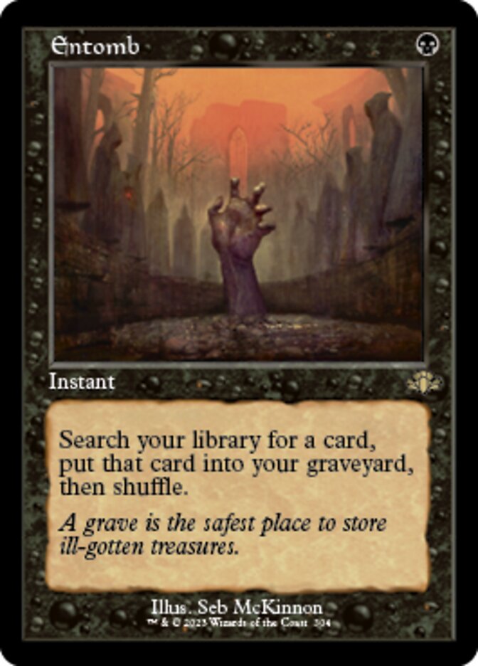 Entomb (Retro) [Dominaria Remastered] | Good Games Cannington