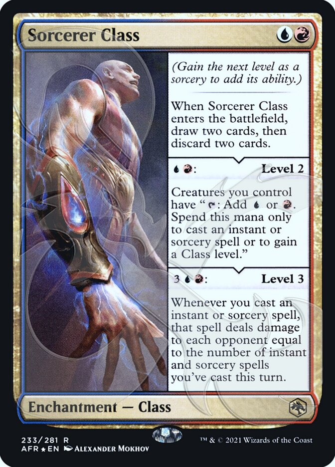Sorcerer Class (Ampersand Promo) [Dungeons & Dragons: Adventures in the Forgotten Realms Promos] | Good Games Cannington