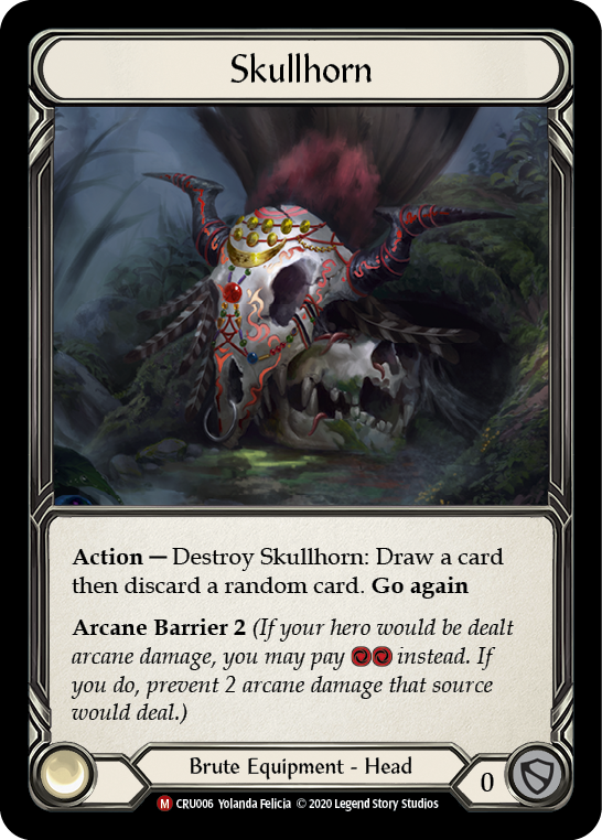 Skullhorn [CRU006] 1st Edition Cold Foil | Good Games Cannington
