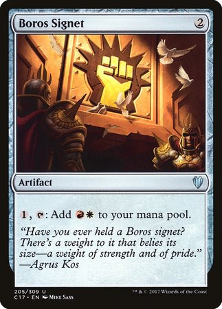 Boros Signet [Commander 2017] | Good Games Cannington