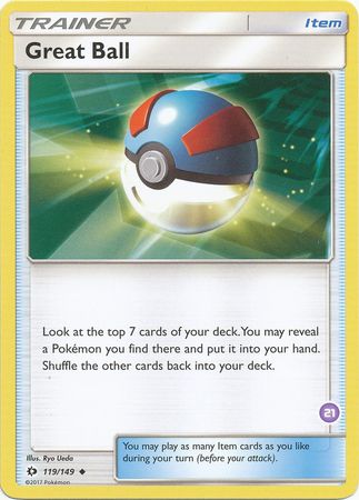 Great Ball (119/149) (Deck Exclusive #21) [Sun & Moon: Trainer Kit - Alolan Sandslash] | Good Games Cannington