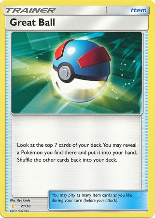 Great Ball (21/30) [Sun & Moon: Trainer Kit - Alolan Raichu] | Good Games Cannington