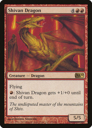 Shivan Dragon [Magic 2010] | Good Games Cannington