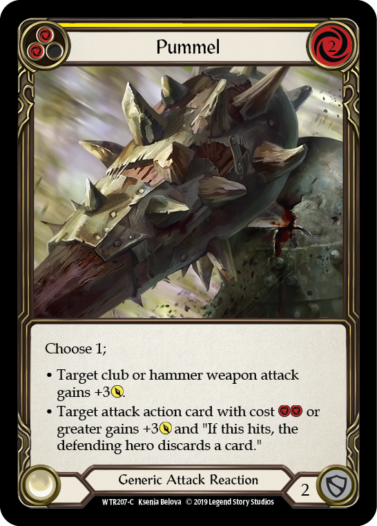 Pummel (Yellow) [WTR207-C] Alpha Print Rainbow Foil | Good Games Cannington