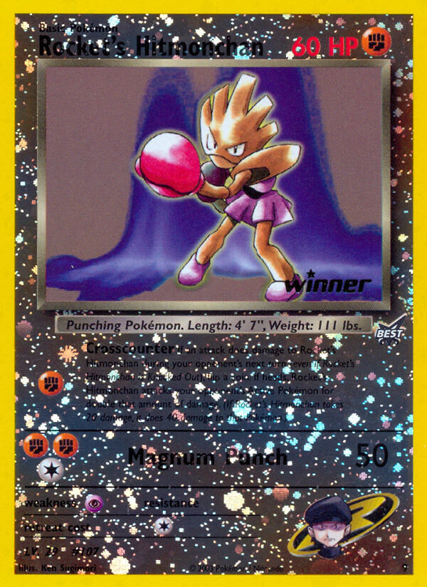 Rocket's Hitmonchan (9) [Best of Promos] | Good Games Cannington
