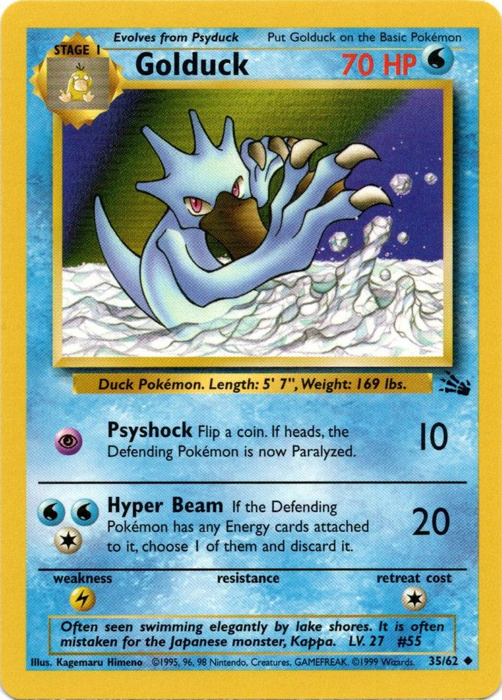 Golduck (35/62) [Fossil Unlimited] | Good Games Cannington