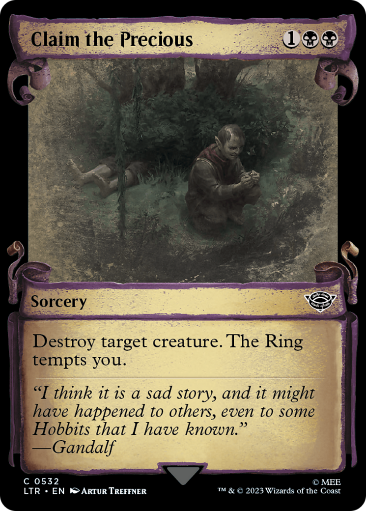 Claim the Precious [The Lord of the Rings: Tales of Middle-Earth Showcase Scrolls] | Good Games Cannington