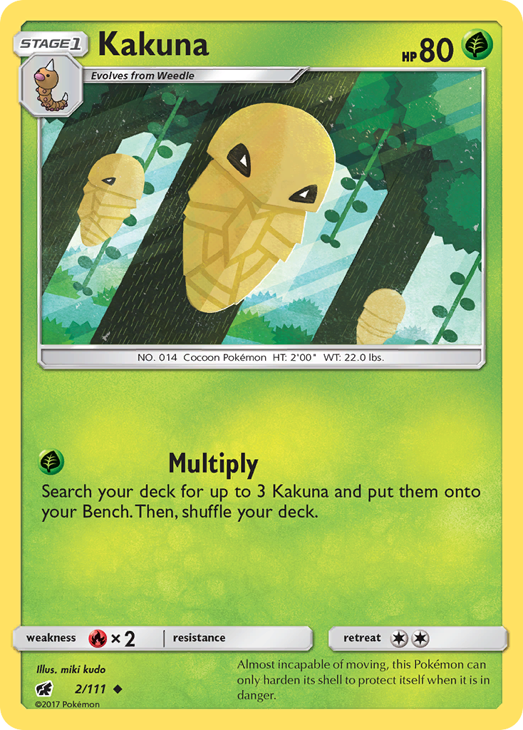 Kakuna (2/111) [Sun & Moon: Crimson Invasion] | Good Games Cannington