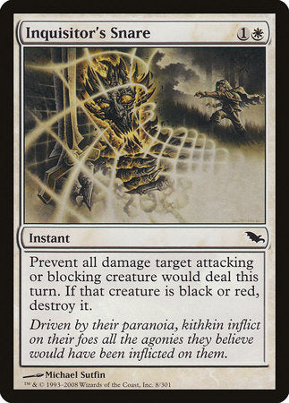 Inquisitor's Snare [Shadowmoor] | Good Games Cannington