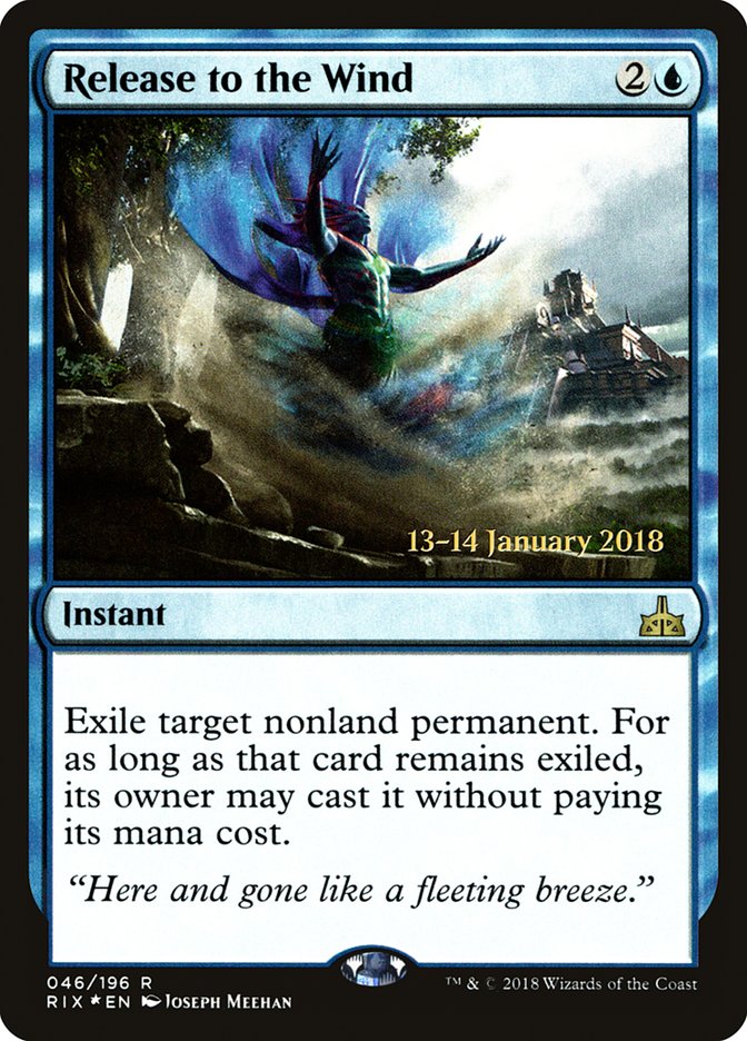 Release to the Wind [Rivals of Ixalan Prerelease Promos] | Good Games Cannington