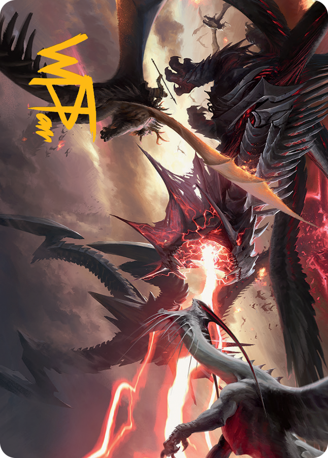Invasion of Tarkir Art Card (Gold-Stamped Signature) [March of the Machine Art Series] | Good Games Cannington