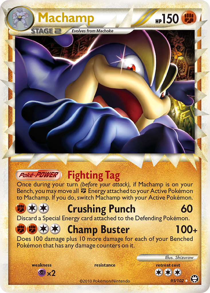 Machamp (95/102) [HeartGold & SoulSilver: Triumphant] | Good Games Cannington