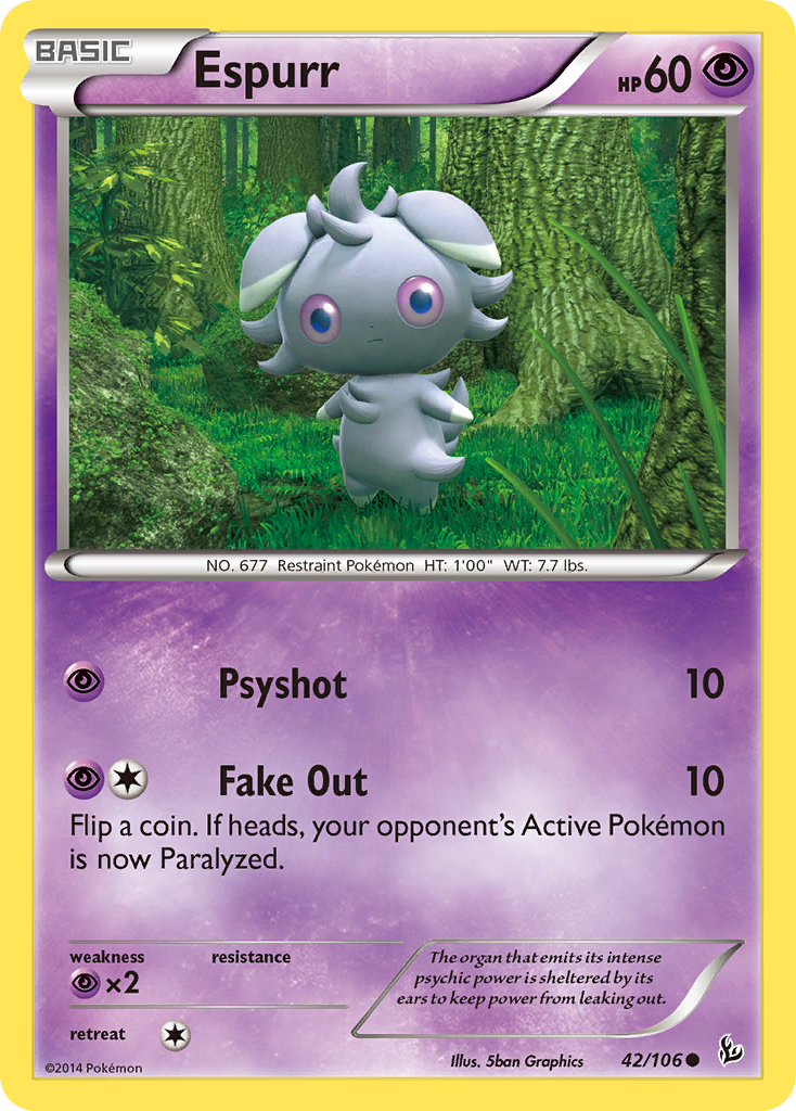 Espurr (42/106) [XY: Flashfire] | Good Games Cannington