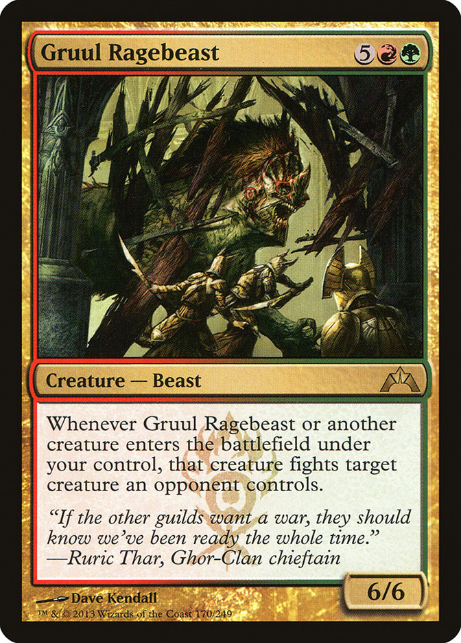 Gruul Ragebeast [Gatecrash] | Good Games Cannington