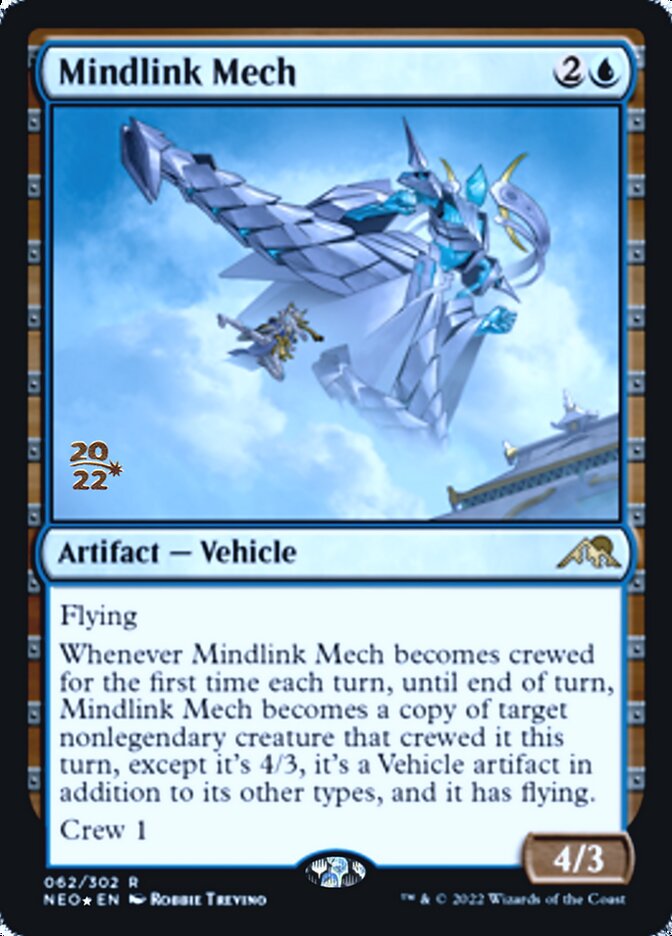 Mindlink Mech [Kamigawa: Neon Dynasty Prerelease Promos] | Good Games Cannington