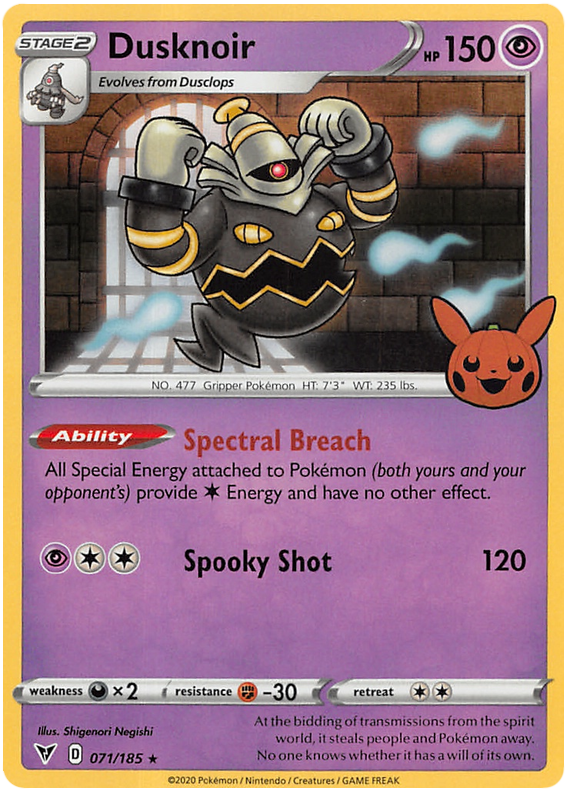 Dusknoir (071/185) [Trick or Trade 2023] | Good Games Cannington