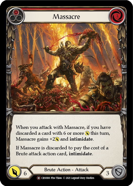Massacre [U-CRU008] Unlimited Normal | Good Games Cannington