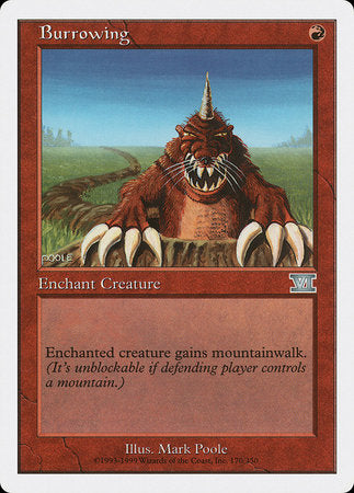 Burrowing [Classic Sixth Edition] | Good Games Cannington