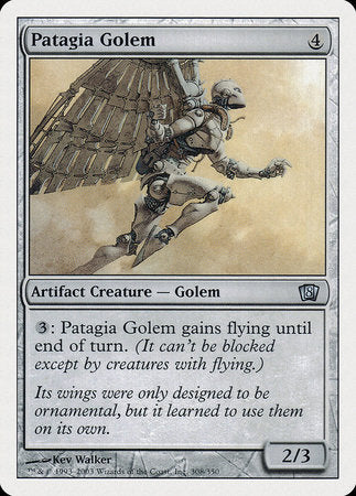 Patagia Golem [Eighth Edition] | Good Games Cannington