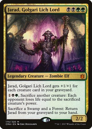 Jarad, Golgari Lich Lord [Commander Anthology] | Good Games Cannington